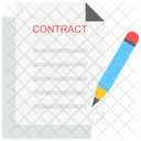 Agreement Document Business Icon