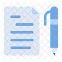 Document File Pen Icon