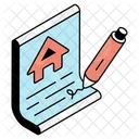 Contract Paper  Icon