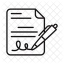 Contract Paper  Icon