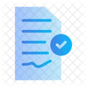 Contract Paper  Icon