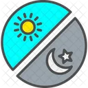 Contrast Brightness Day Icon