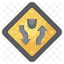 Converging Road  Icon