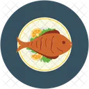 Cooked Fish Food Icon