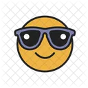 Cool Emoji Happy Icône