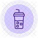 Cool Drink Color Circle Icon Icon