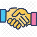 Cooperation Deal Handshake Icon