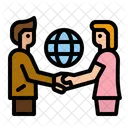 Cooperation Deal Business Deal Partner Icon