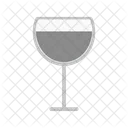 Copa Vino Vidrio Icono