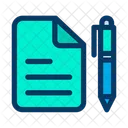 Paper Pen Document Icon