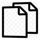 Copy Duplicate Document Icon