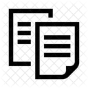 Copy Document Duplicate Icon