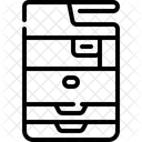 ゼロックス機、コピー機、機械 アイコン
