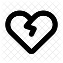 Corazon Roto Formas Forma Icono