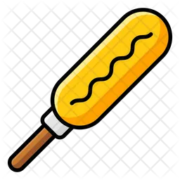 Corn Dog  Icon