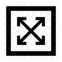 Corner Square Resize Icon