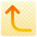 Corner Left Up Symbol