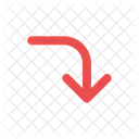 Corner Right Down  Icon