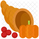 Cornucopia Autumn Food Icon