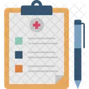 Corona Test Report Medical Report Icon