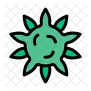 Bacteria Germs Corona Icon