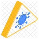 Coronavirus Alert Microbe Virus Caution Icon