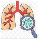 Coronavirus Lungs Attack  Icon