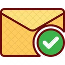 Correo aprobado  Icono