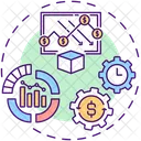 Cost background analysis  アイコン