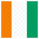 Cote Divoire Flag Icon