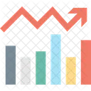 Graphique A Barres Tableau De Progression Infographie Icône