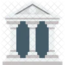 Court Building Bank Icon