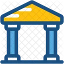 Bank Building Court Icon