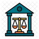 Building Court Legal Building Icon