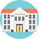 Courthouse Law Place Icon