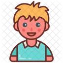 Cousin Young Lad Blond Hair Icon