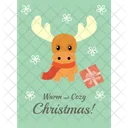 Cozy Christmas Warm Icon