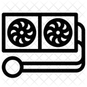 Flussiger CPU Kuhler Symbol