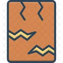 Crack Earthquake Rift Icon