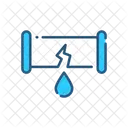 Crack Pipes Water Pipe Cracked Pipe Damage Pipe Icon