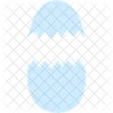 Cracked Egg Shell Icon