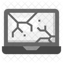 Cracked Laptop Laptop Crack Icon