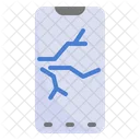 Broken Mobile Phone Icon