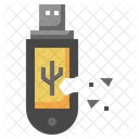 Cracked Usb Crack Pendrive Usb Icon