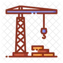 크레인 후크 건설 현장 아이콘