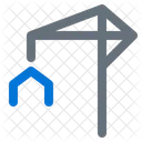 Crane Construct House Icon