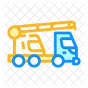 Mobile Crane Color Icon