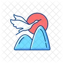 Crane Chinese Bird Icon