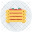 Crate Fruits Grocery Icon