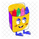 Crayon Box Crayons Colour Crayons Icon